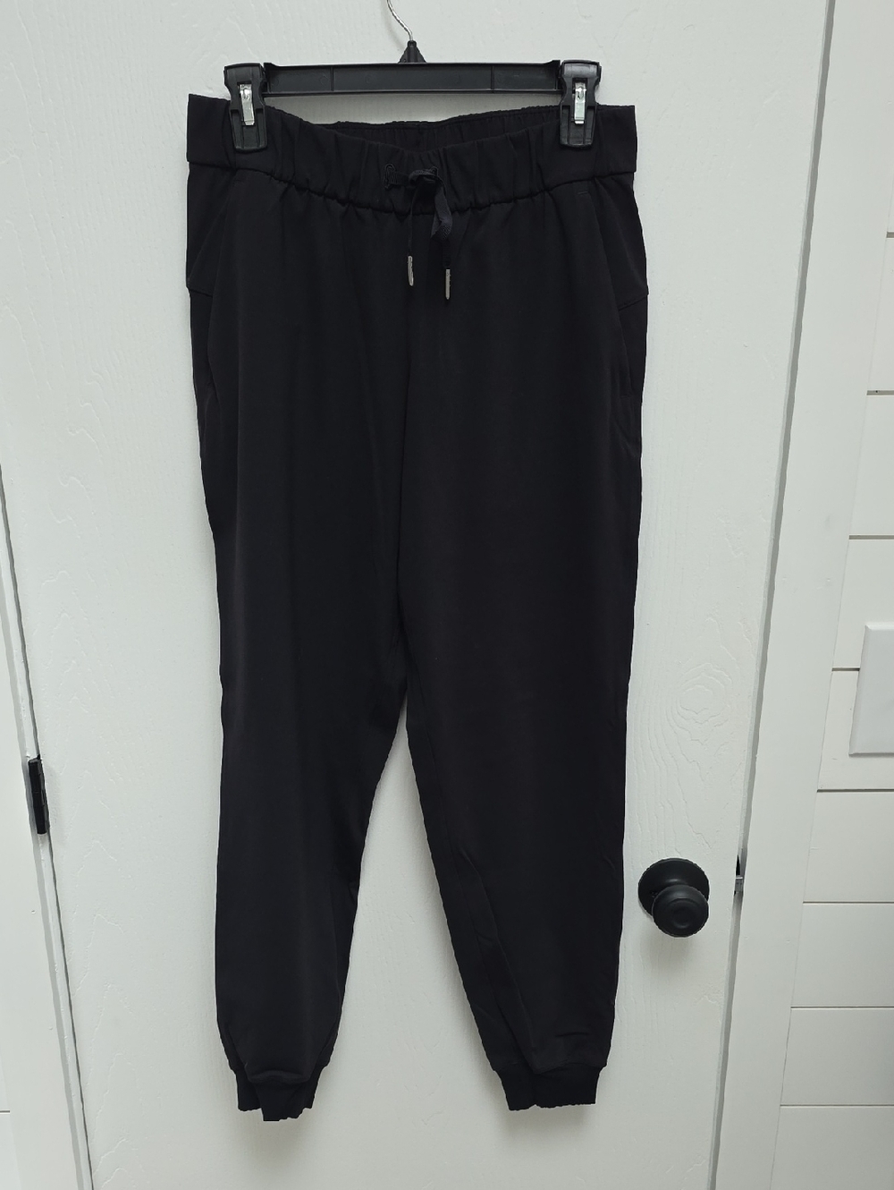 Black Drawstring Jogger Pants